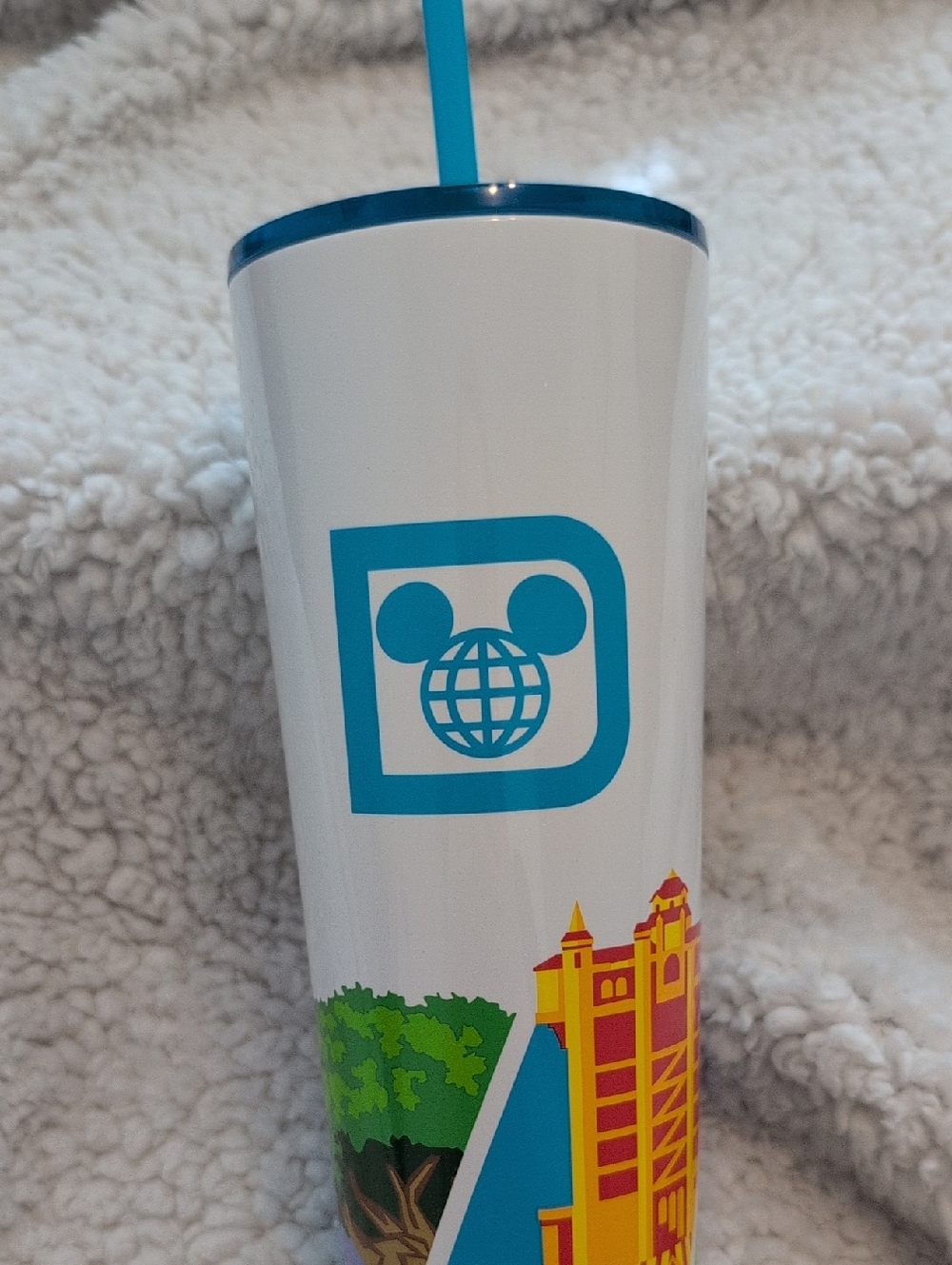Starbucks X Disney White and Blue Park Icon Tumbler